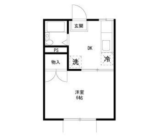 神奈川県横浜市神奈川区六角橋１ 白楽駅 1K アパート 賃貸物件詳細