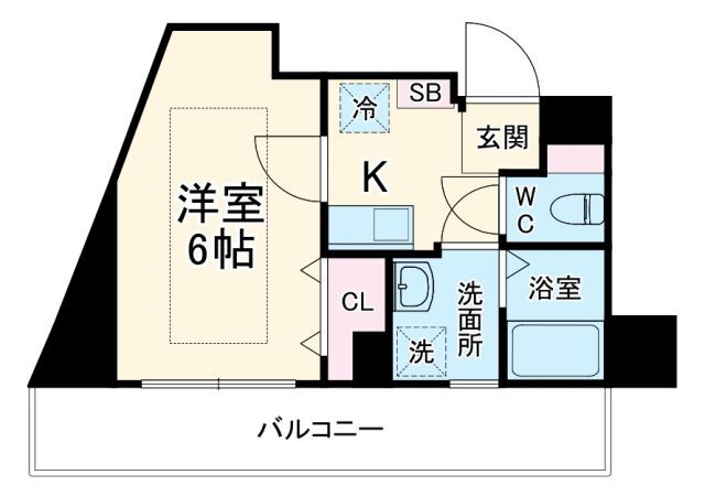 神奈川県横浜市港北区菊名６ 菊名駅 1K マンション 賃貸物件詳細