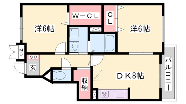 兵庫県加西市北条町北条 北条町駅 2DK マンション 賃貸物件詳細