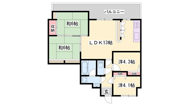 兵庫県姫路市飾磨区恵美酒 飾磨駅 4LDK マンション 賃貸物件詳細