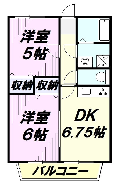 ＹＡＭＡＳＥＮ　Ｉ 1階 2DK 賃貸物件詳細
