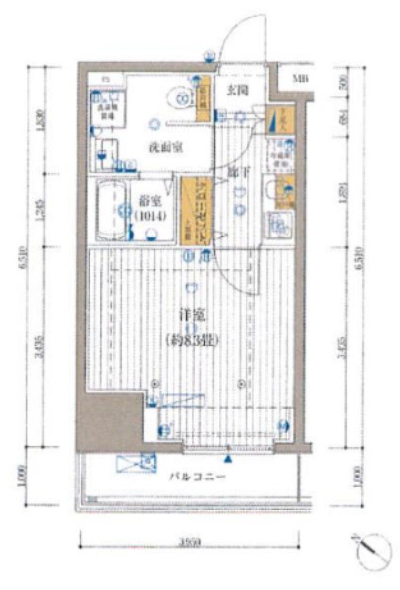 東京都台東区三ノ輪１ 三ノ輪駅 1K マンション 賃貸物件詳細