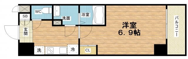 大阪府大阪市生野区鶴橋１ 鶴橋駅 1K マンション 賃貸物件詳細