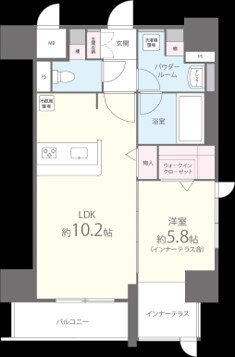 兵庫県神戸市中央区中山手通２ 三宮駅 1LDK マンション 賃貸物件詳細