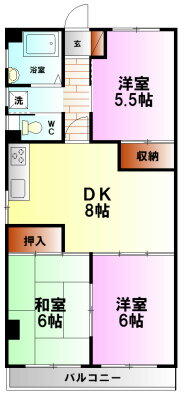 神奈川県中郡二宮町中里 二宮駅 3DK マンション 賃貸物件詳細