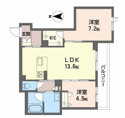 グランドパレス掛尾 3階 2LDK 賃貸物件詳細