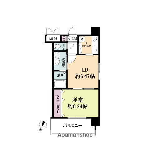 福岡県福岡市中央区舞鶴１ 天神駅 1LDK マンション 賃貸物件詳細