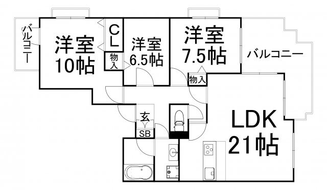 大阪府大阪市北区大淀南３ 福島駅 3LDK マンション 賃貸物件詳細