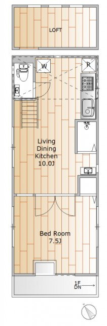東京都目黒区柿の木坂２ 学芸大学駅 1LDK 一戸建て 賃貸物件詳細