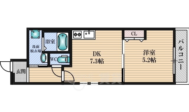 大阪府大阪市東淀川区南江口１ 瑞光四丁目駅 1DK アパート 賃貸物件詳細