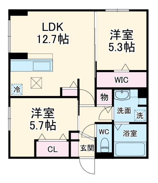 愛知県名古屋市守山区大森５ 大森・金城学院前駅 2LDK アパート 賃貸物件詳細