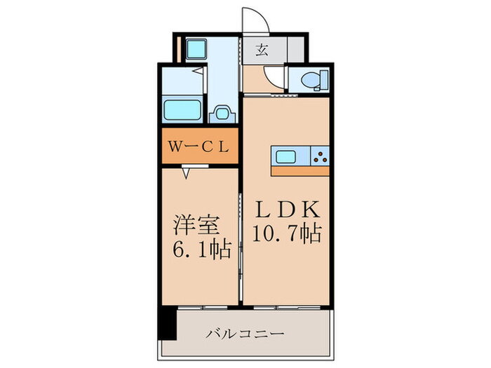 福岡県北九州市小倉南区富士見２ 城野駅 1LDK マンション 賃貸物件詳細