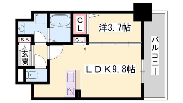 兵庫県姫路市忍町 山陽姫路駅 1LDK マンション 賃貸物件詳細
