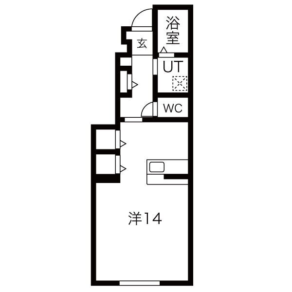 パークハイムＣ 1階 ワンルーム 賃貸物件詳細