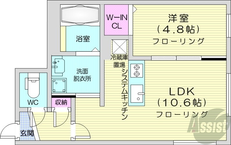 北海道札幌市豊平区美園九条７ 美園駅 1LDK マンション 賃貸物件詳細