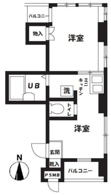 東京都大田区東矢口２ 矢口渡駅 1K マンション 賃貸物件詳細