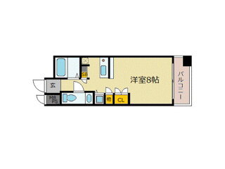 エスリード御堂筋梅田 8階 ワンルーム 賃貸物件詳細