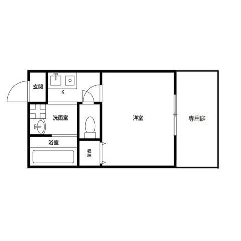 プレジール　ヴァン 1階 1K 賃貸物件詳細