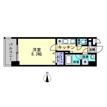 ＡｒｃＳｔａｇｅ柳町 6階 1K 賃貸物件詳細