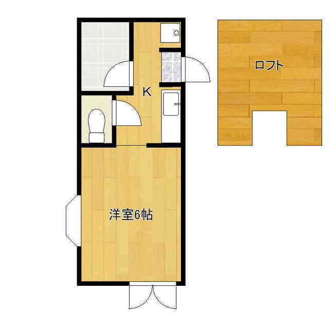 茨城県水戸市千波町 水戸駅 1SK アパート 賃貸物件詳細