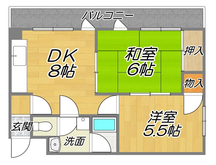 大阪府寝屋川市本町 寝屋川市駅 2DK マンション 賃貸物件詳細