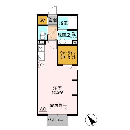 群馬県前橋市上大島町 前橋大島駅 ワンルーム アパート 賃貸物件詳細