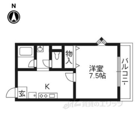 京都府京都市下京区丸屋町 大宮駅 1K マンション 賃貸物件詳細