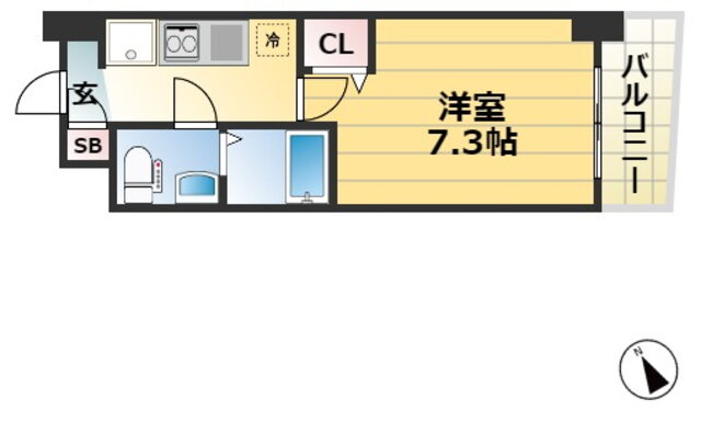 兵庫県神戸市兵庫区西出町 神戸駅 1K マンション 賃貸物件詳細