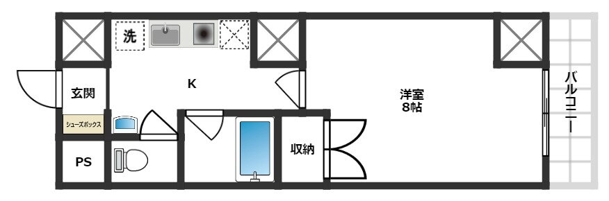 大阪府高槻市芥川町２ 高槻駅 1K マンション 賃貸物件詳細