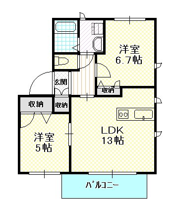 大阪府泉佐野市上瓦屋 井原里駅 2LDK アパート 賃貸物件詳細