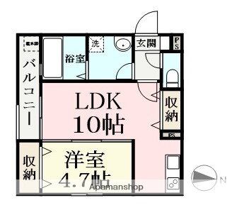 福井県福井市舞屋町 ベル前駅 1LDK マンション 賃貸物件詳細