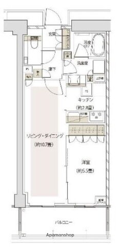 福岡県福岡市中央区地行浜２ 唐人町駅 1LDK マンション 賃貸物件詳細