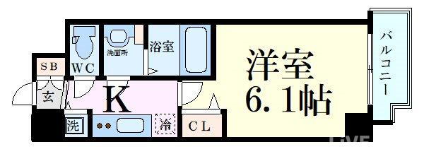 大阪府大阪市中央区博労町１ 堺筋本町駅 1K マンション 賃貸物件詳細
