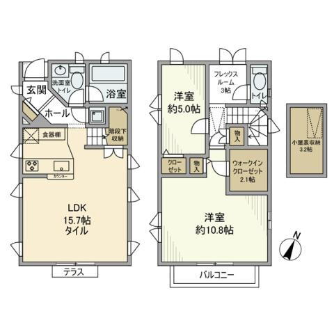 東京都大田区田園調布１ 田園調布駅 2LDK 一戸建て 賃貸物件詳細