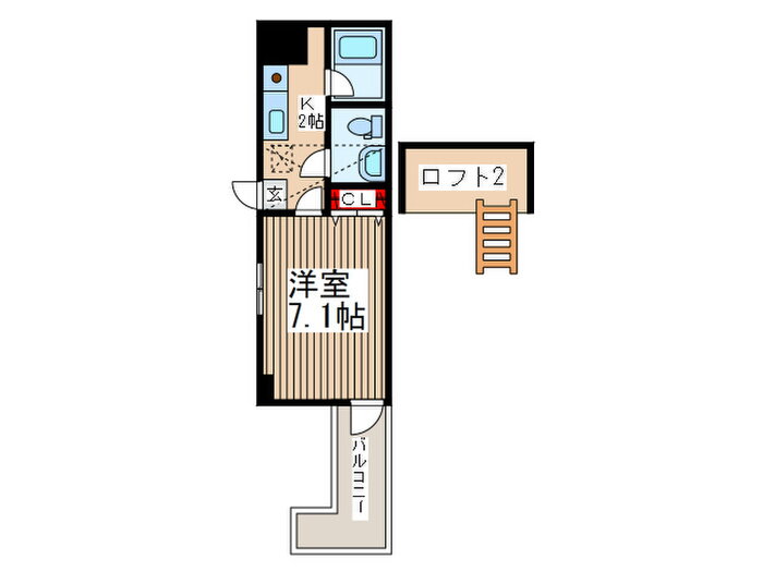 埼玉県草加市高砂２ 草加駅 1K マンション 賃貸物件詳細
