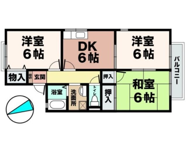 兵庫県神戸市西区上新地１ 大久保駅 3DK アパート 賃貸物件詳細