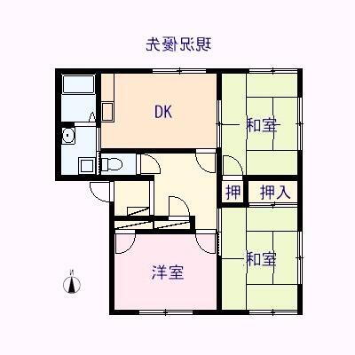 叶い坂 2階 3DK 賃貸物件詳細