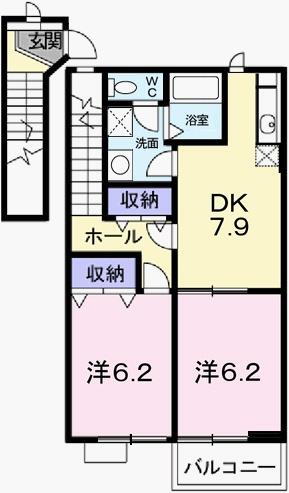 兵庫県姫路市南条２ 姫路駅 2DK アパート 賃貸物件詳細