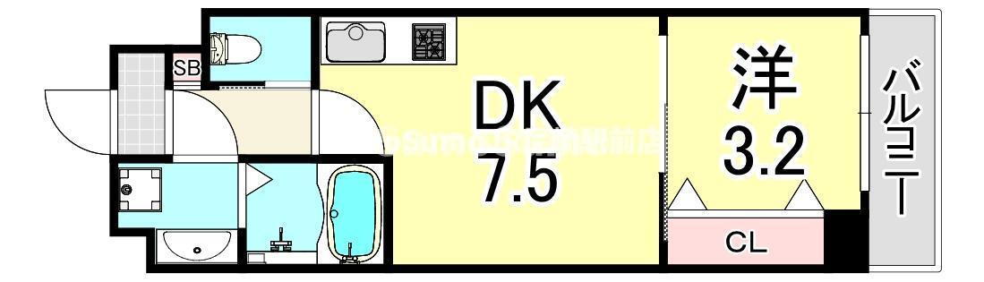 兵庫県尼崎市武庫川町４ 武庫川駅 1DK マンション 賃貸物件詳細