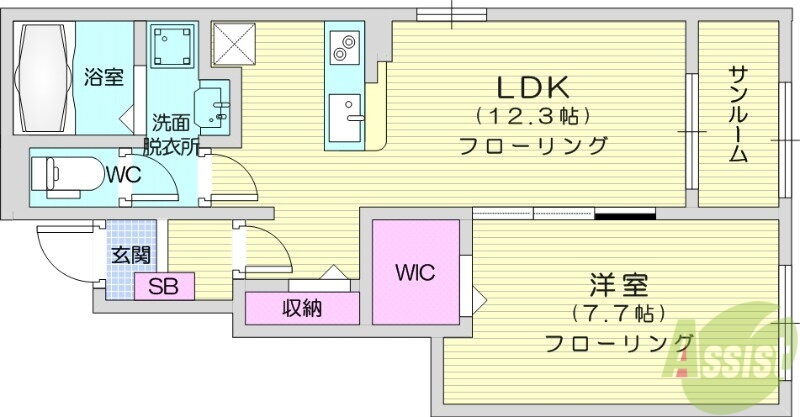 宮城県岩沼市三色吉字竹倉部 岩沼駅 1LDK アパート 賃貸物件詳細