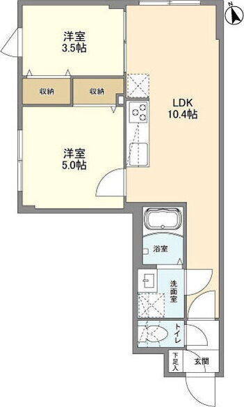 東京都杉並区下高井戸２ 桜上水駅 2LDK マンション 賃貸物件詳細