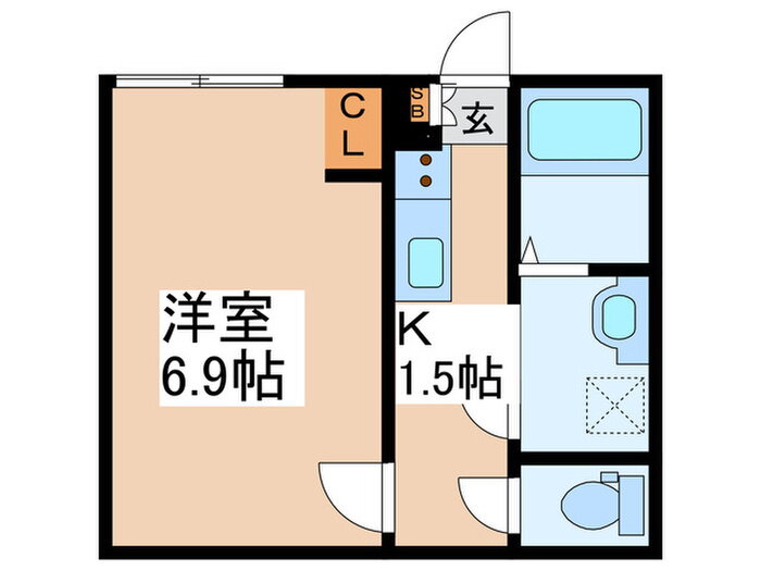 神奈川県海老名市国分南２ 海老名駅 1K アパート 賃貸物件詳細