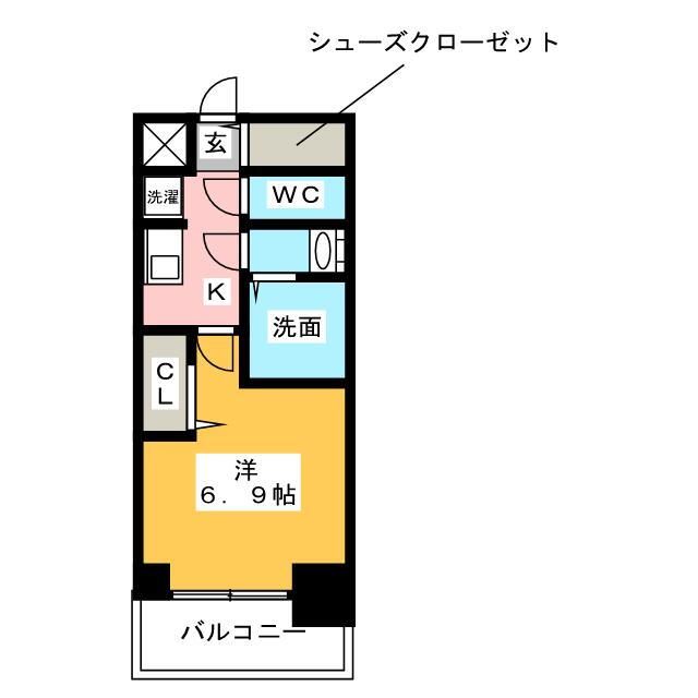 愛知県名古屋市中区伊勢山１ 東別院駅 1K マンション 賃貸物件詳細