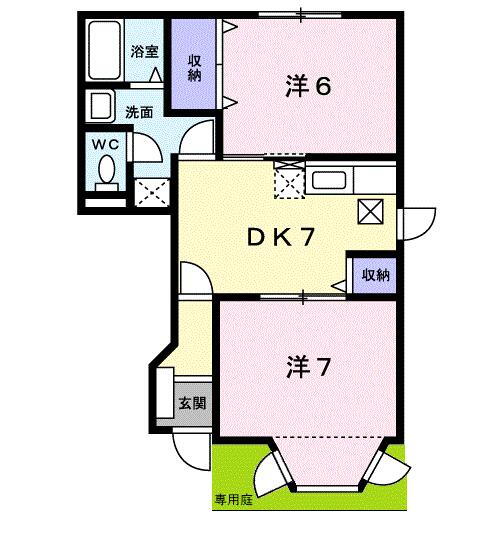 静岡県御前崎市合戸 菊川駅 2DK アパート 賃貸物件詳細