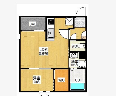 ＲＥＧＡＬＥＳＴグランツェーレ呉服町 1階 1LDK 賃貸物件詳細