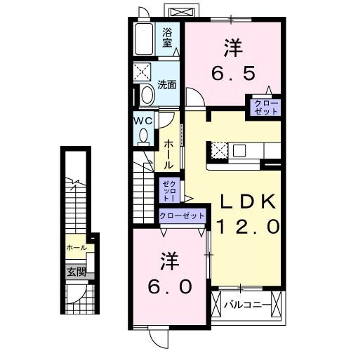 愛知県半田市板山町１３ 知多半田駅 2LDK アパート 賃貸物件詳細
