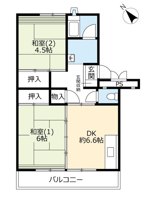 千葉県船橋市小室町 小室駅 2DK マンション 賃貸物件詳細