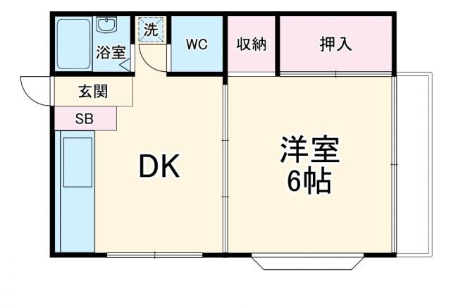 千葉県船橋市東中山１ 西船橋駅 1DK アパート 賃貸物件詳細