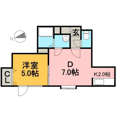 北海道札幌市東区本町二条３ 環状通東駅 1LDK アパート 賃貸物件詳細
