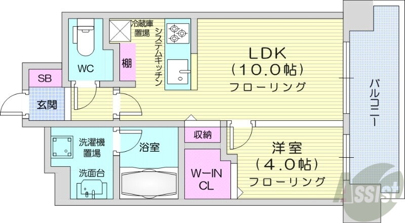 北海道札幌市北区北十一条西４ 北１２条駅 1LDK マンション 賃貸物件詳細